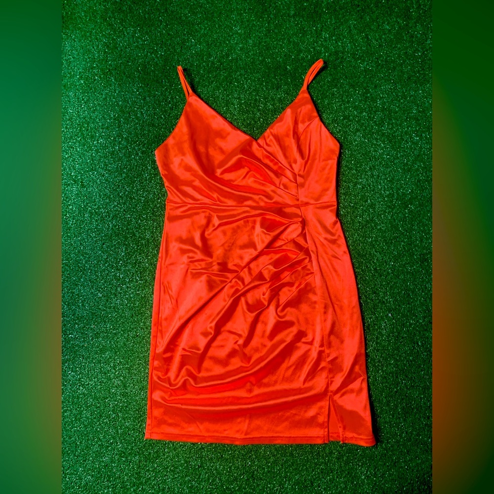 Vibrant Orange Dress